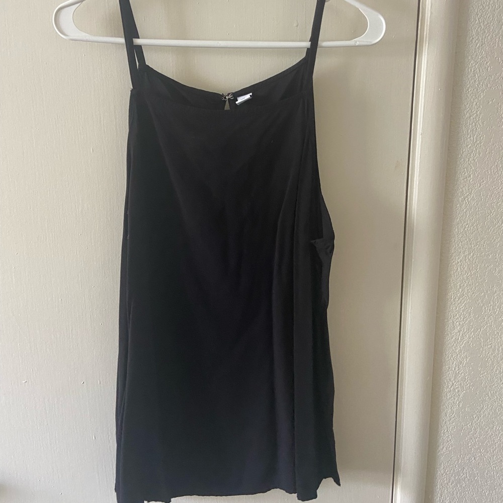 Black tank top